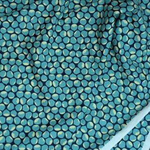 "Jumble Turquoise" Cotton Fabric by Brandon Mably for Kaffe Fassett - 2.25 Yards